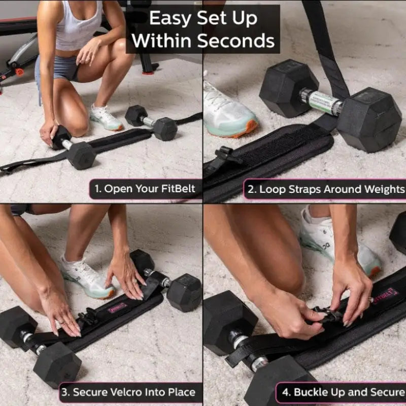 Dumbbell Exercise Belt Hip Thrust Weight-Bearing For Effective Glute Bridge Barbell Workout Waist Fitness Weight Training