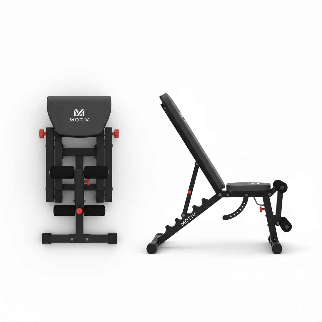 Banc de Musculation Pliable Multifonction - Livraison Incluse